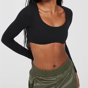 NWT Aerie Long Sleeve Crop Top